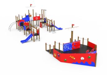 Parque Infantil Adaptado NAVIO TRANSATLÂNTICO uso publico