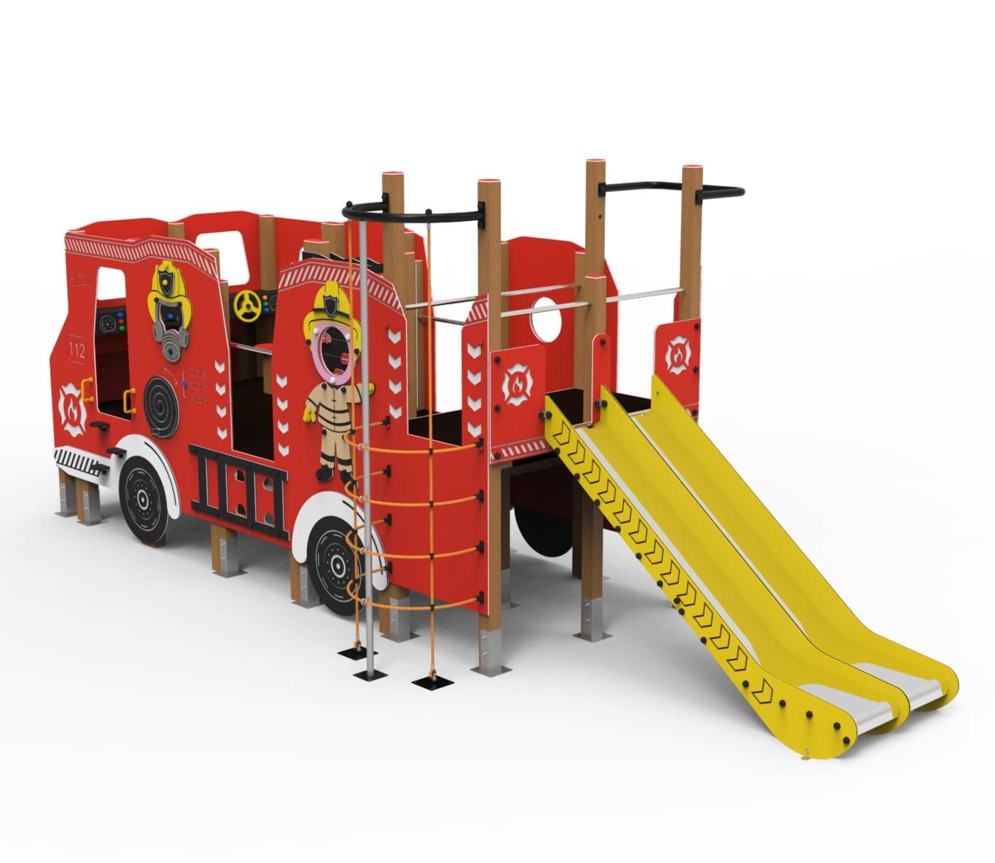 Parque infantil camião de bombeiros