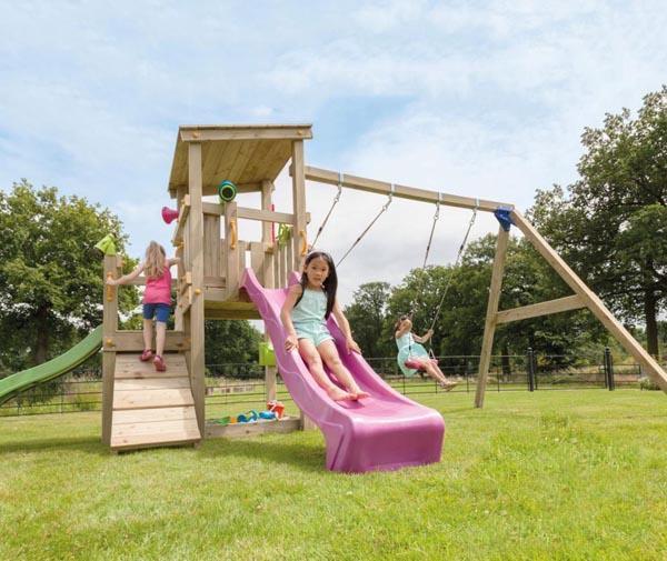 Columpio infantil de doble plaza - Juegoyjardin