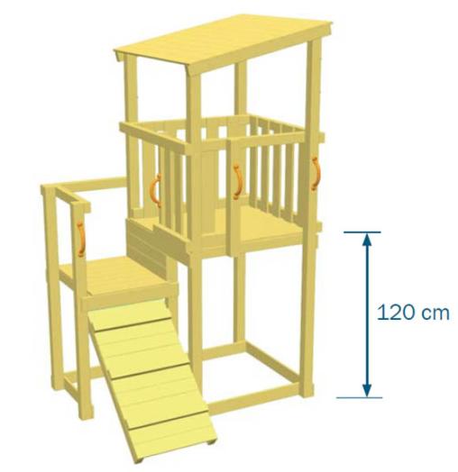 Parc infantil Cascade amb gronxador doble