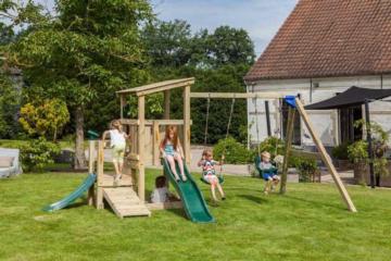 Parque infantil Mini Cascade con columpio doble