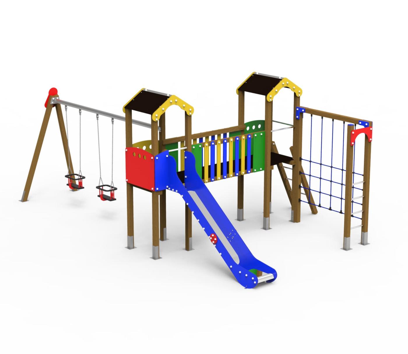 Parque infantil Lima columpio doble