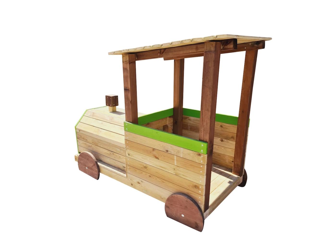 Parque infantil MASGAMES TREN PINXO de madera homologado