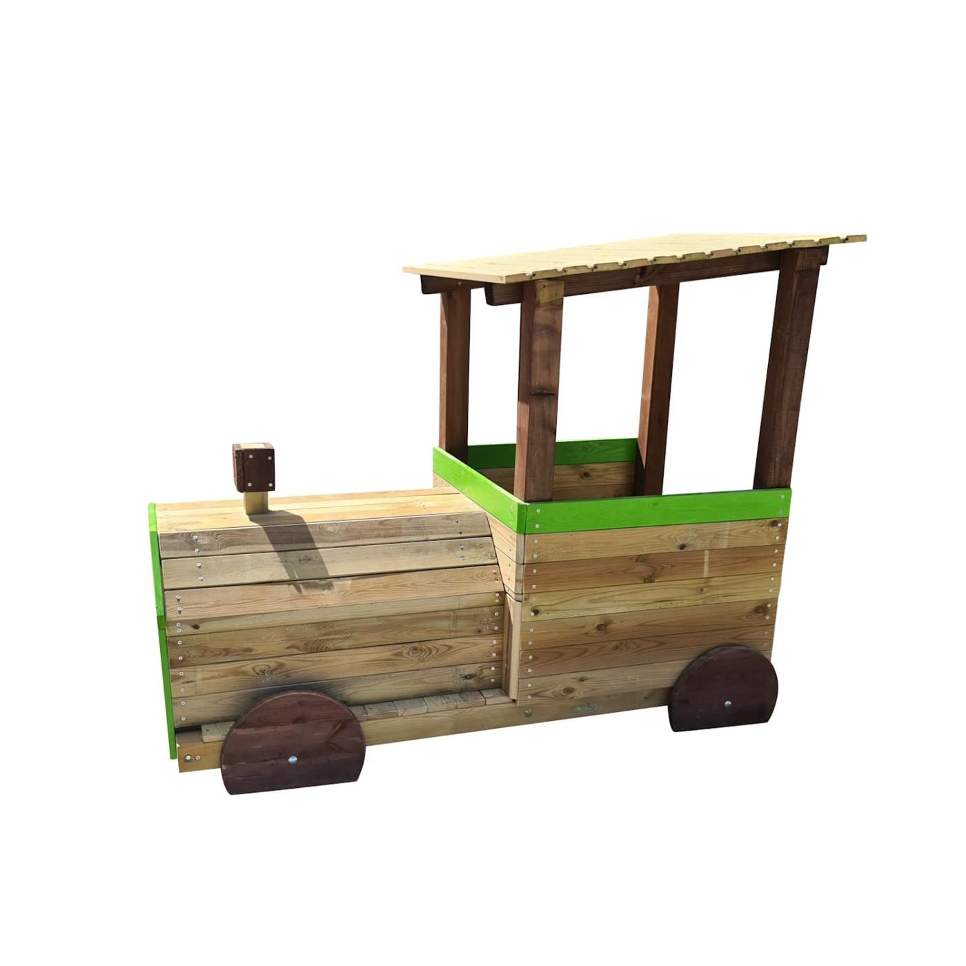 Parque infantil MASGAMES TREN PINXO de madera homologado