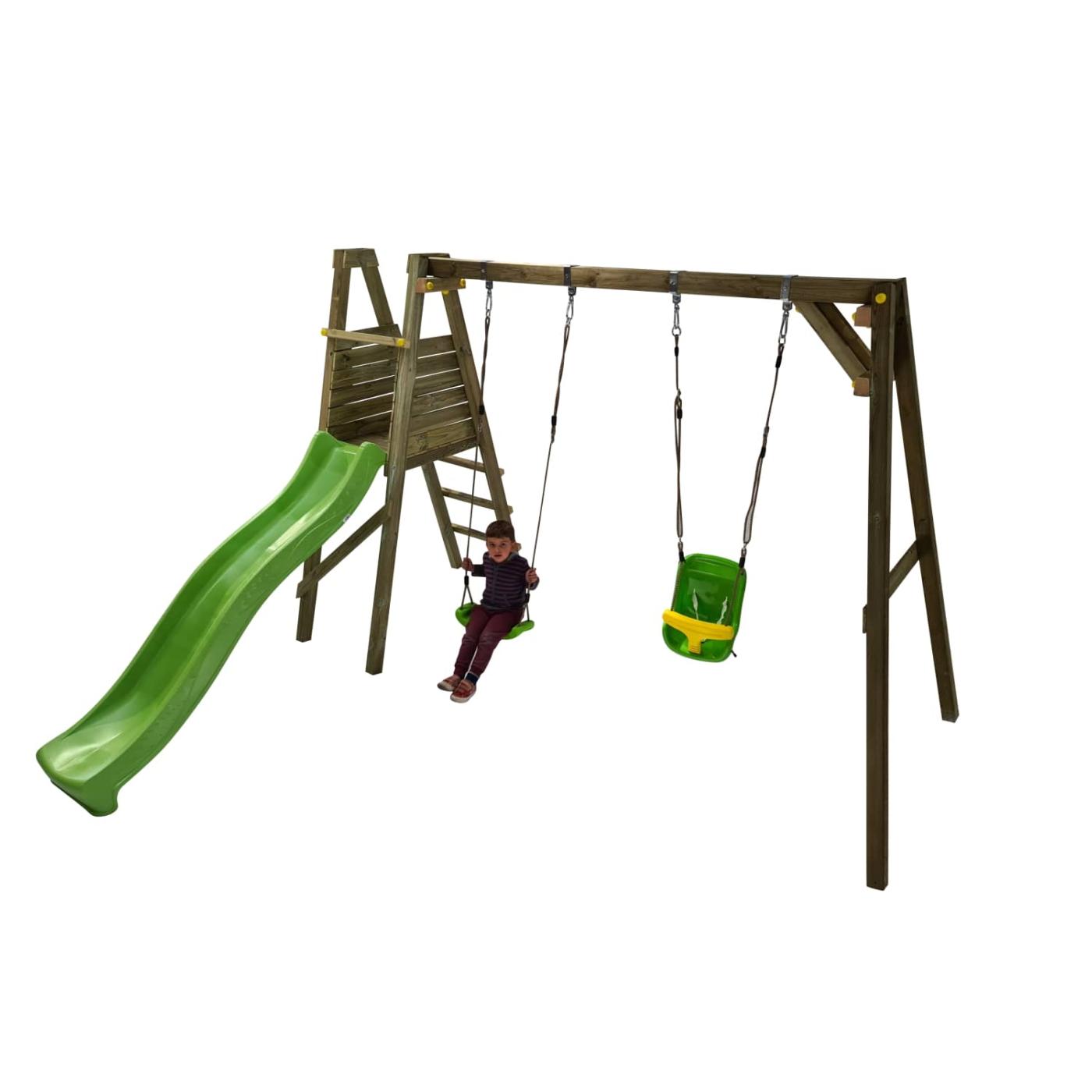 Parque infantil MASGAMES LIGNUM con asiento bebe MA700067 — Zurione