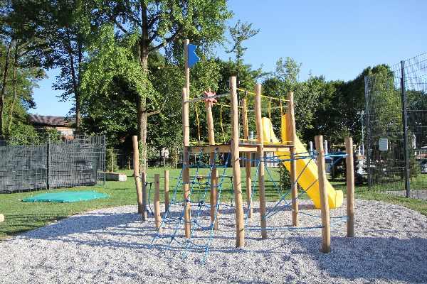 Parque infantil de madera Barco Vikingo