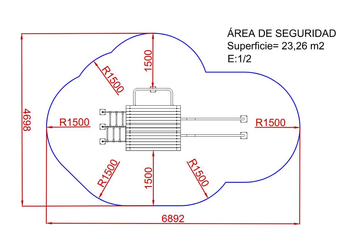 Parque infantil LLAVORSI robinia
