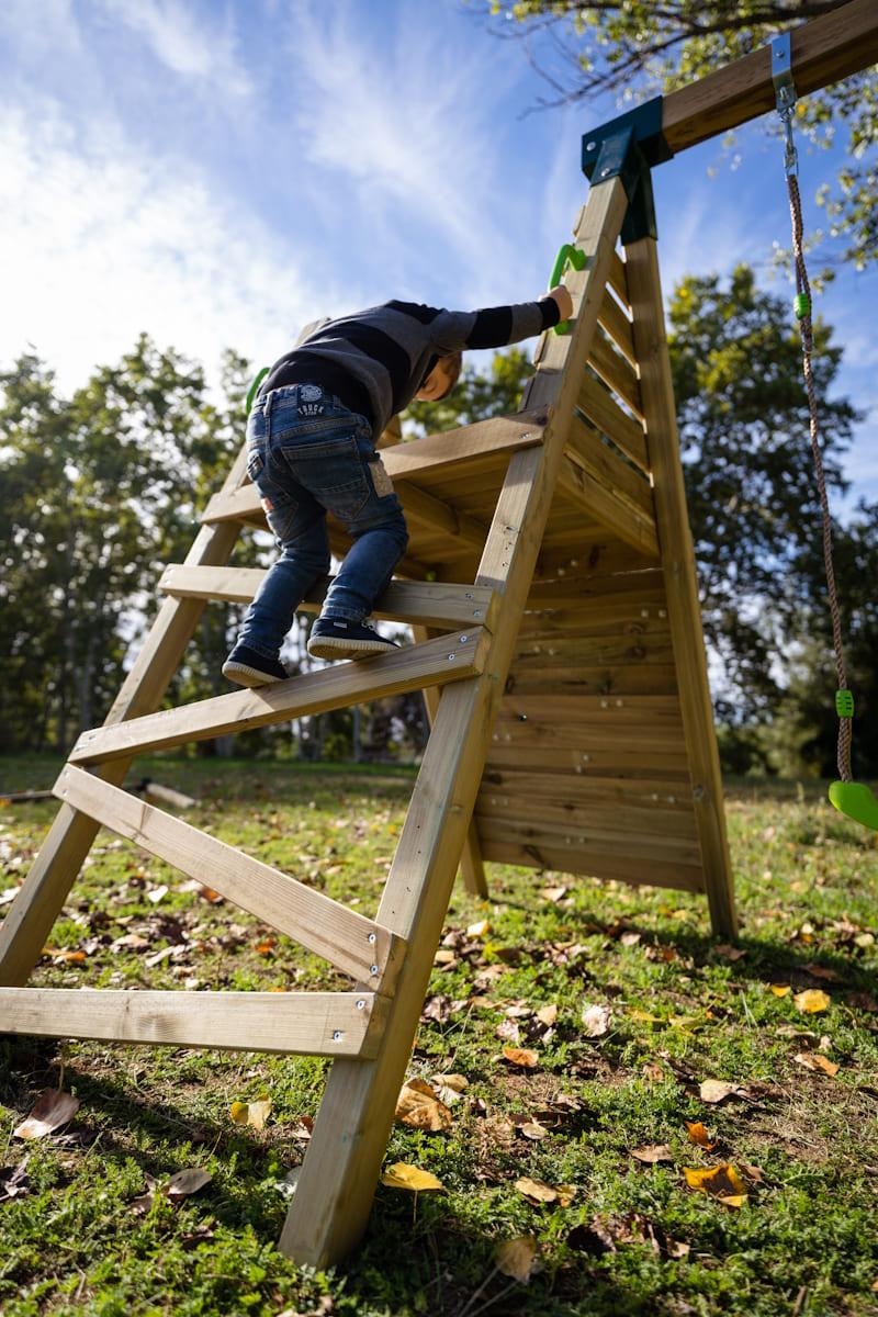 Parque infantil MASGAMES SIBERIA AVENTURA com parede de escalada