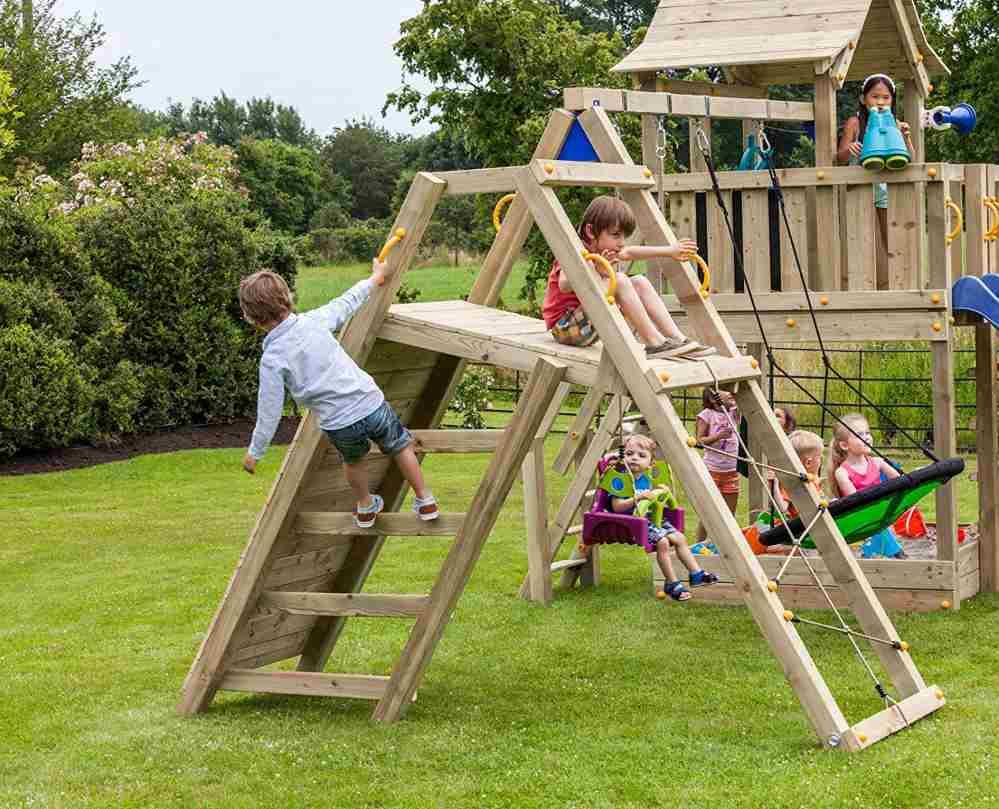 Parque infantil Masgames BEACH HUT con Challenger vista 3