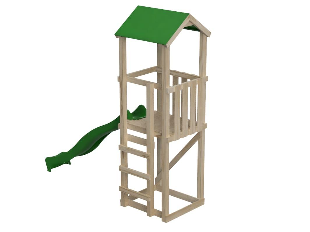 Parque infantil MASGAMES Carlit L com cobertura de lona (altura da plataforma 120 cm)