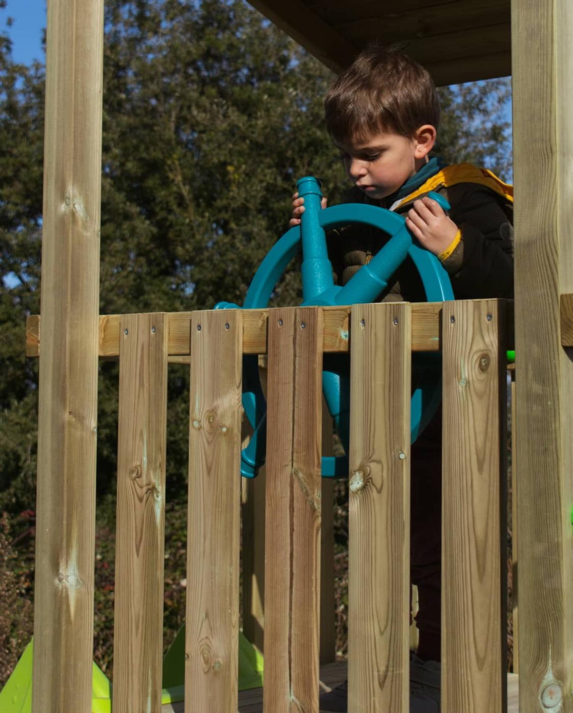 Parc infantil en forma de vaixell MASGAMES NAUTILUS L amb gronxador