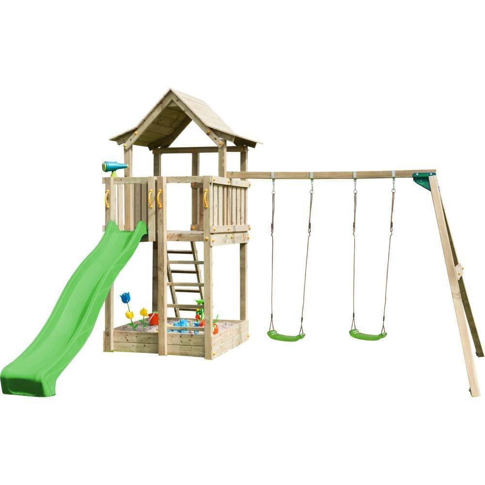 Parque infantil Masgames Pagoda con columpio doble