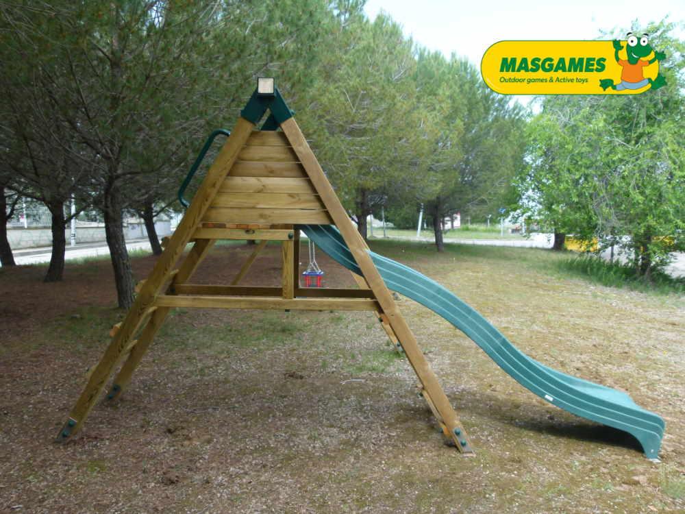 Rampa de tobogán de 3 metros de largo para poner en parques infantiles HORECA