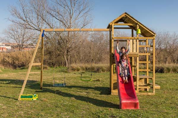 Parc infantil Masgames amb gronxador doble