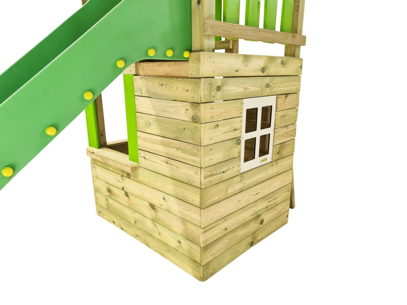 Parque infantil de madeira aprovado MASGAMES Torre Pixys