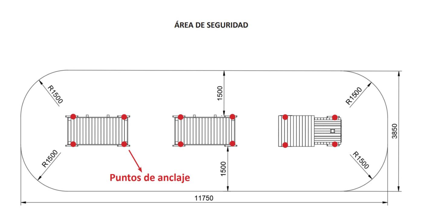 Parque infantil MASGAMES TREN PINXO de madera homologado