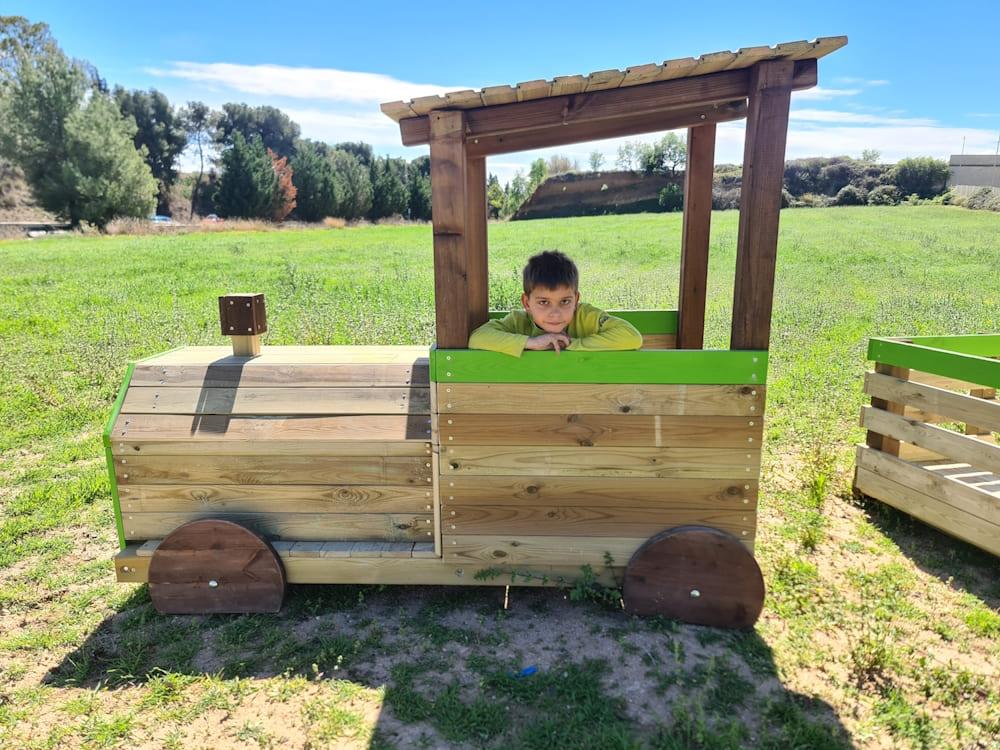 Parc infantil MASGAMES Tren pinxo de Banyoles és el més bonic que hi ha