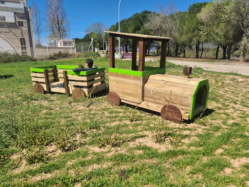 Parc infantil MASGAMES Tren pinxo de Banyoles és el més bonic que hi ha