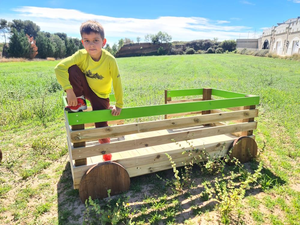 Parque infantil MASGAMES TREN PINXO de madera homologado