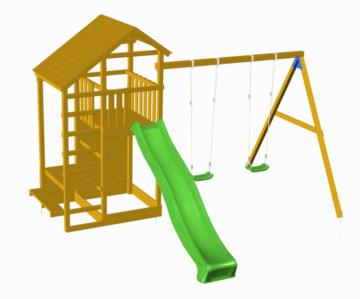 Parc infantil Masgames amb gronxador doble