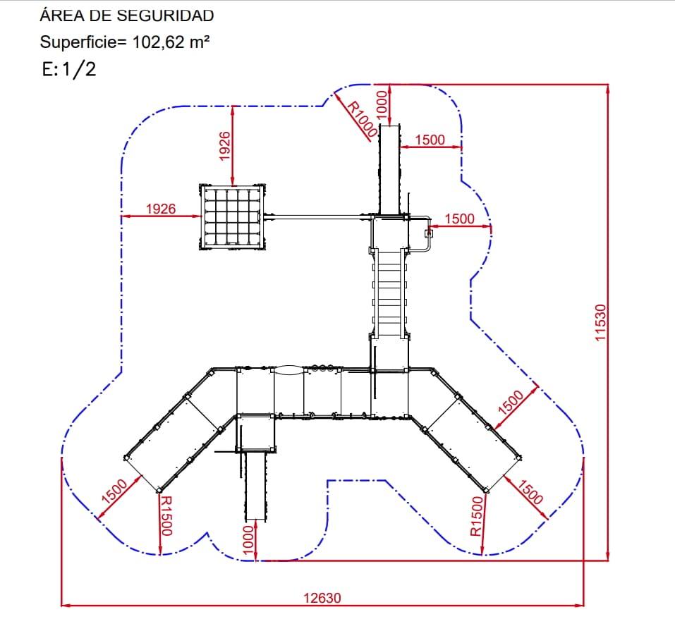 Parc infantil accessible amb cadira de rodes Yucatan