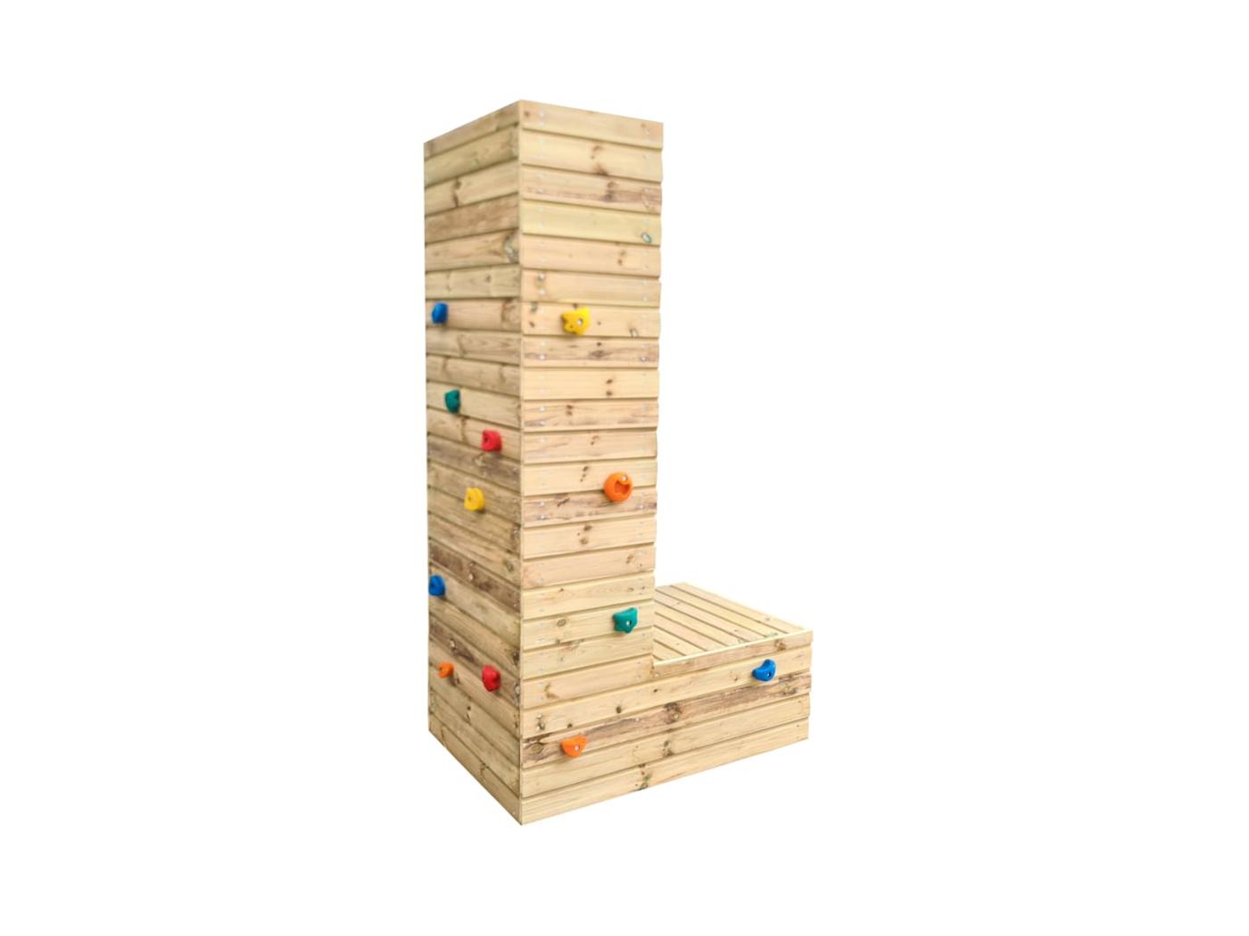 Parque infantil letra gigante de madera rocódromo MASGAMES ALPHAPLAY