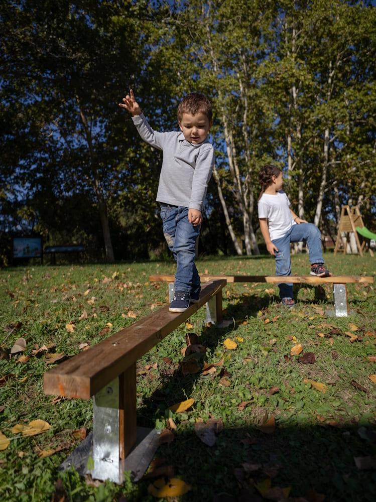 Pasarela de equilibrio de madera MASGAMES