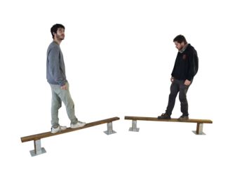 Pasarela de equilibrio de madera MASGAMES