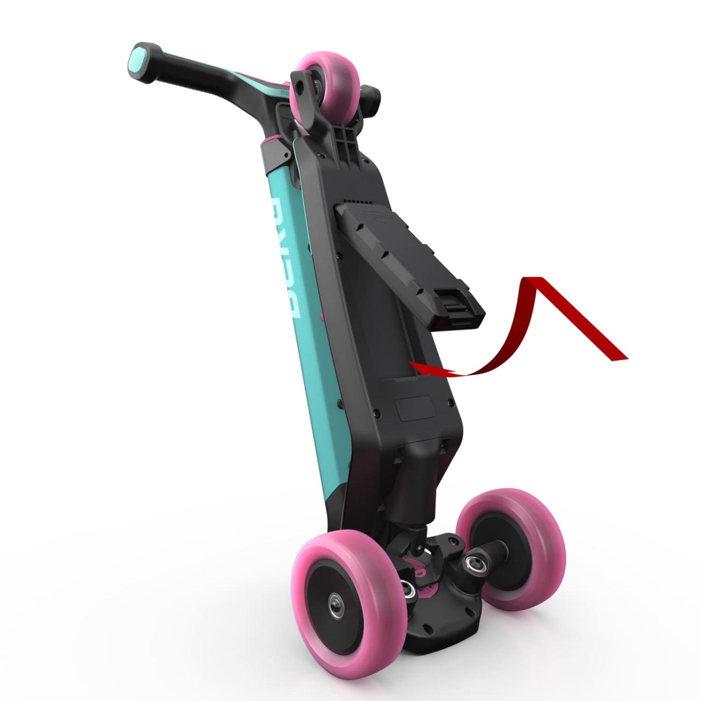 Patinete plegable BERG NEXO Lights con plataforma magnética