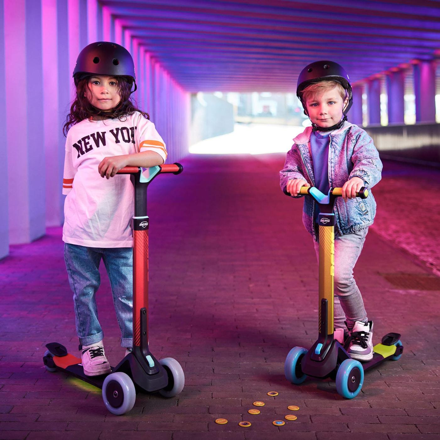 Comprar Patinete Con Luces Maxi Scooter Azul