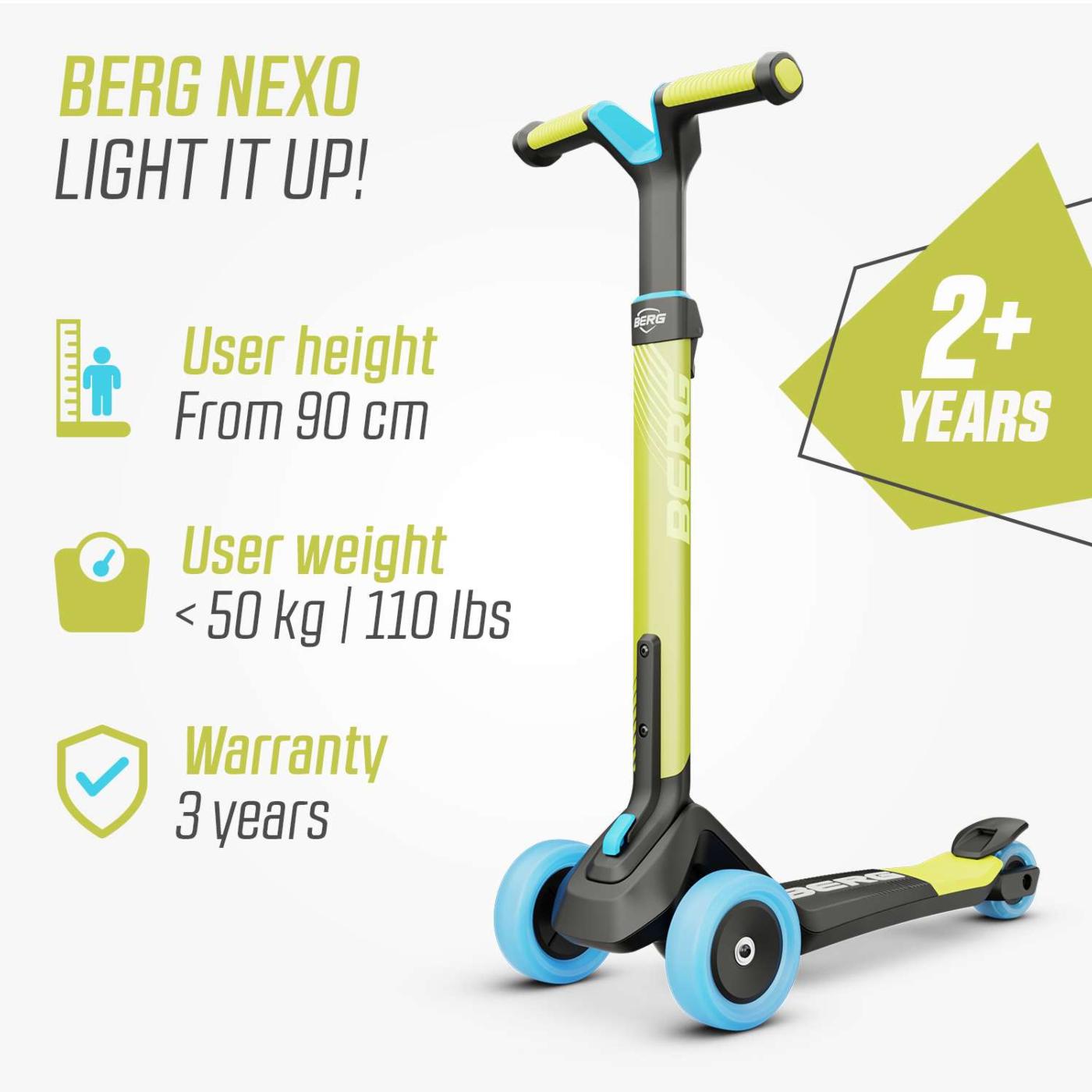 Patinete BERG NEXO Lima plegable