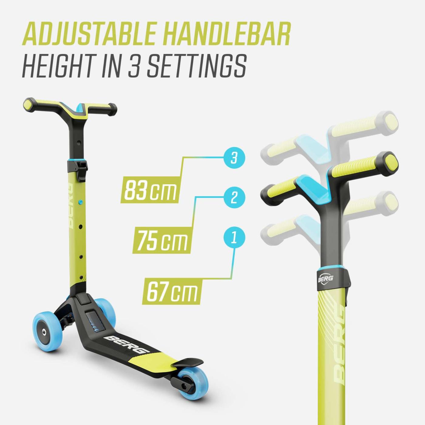 Patinete BERG NEXO Lima plegable