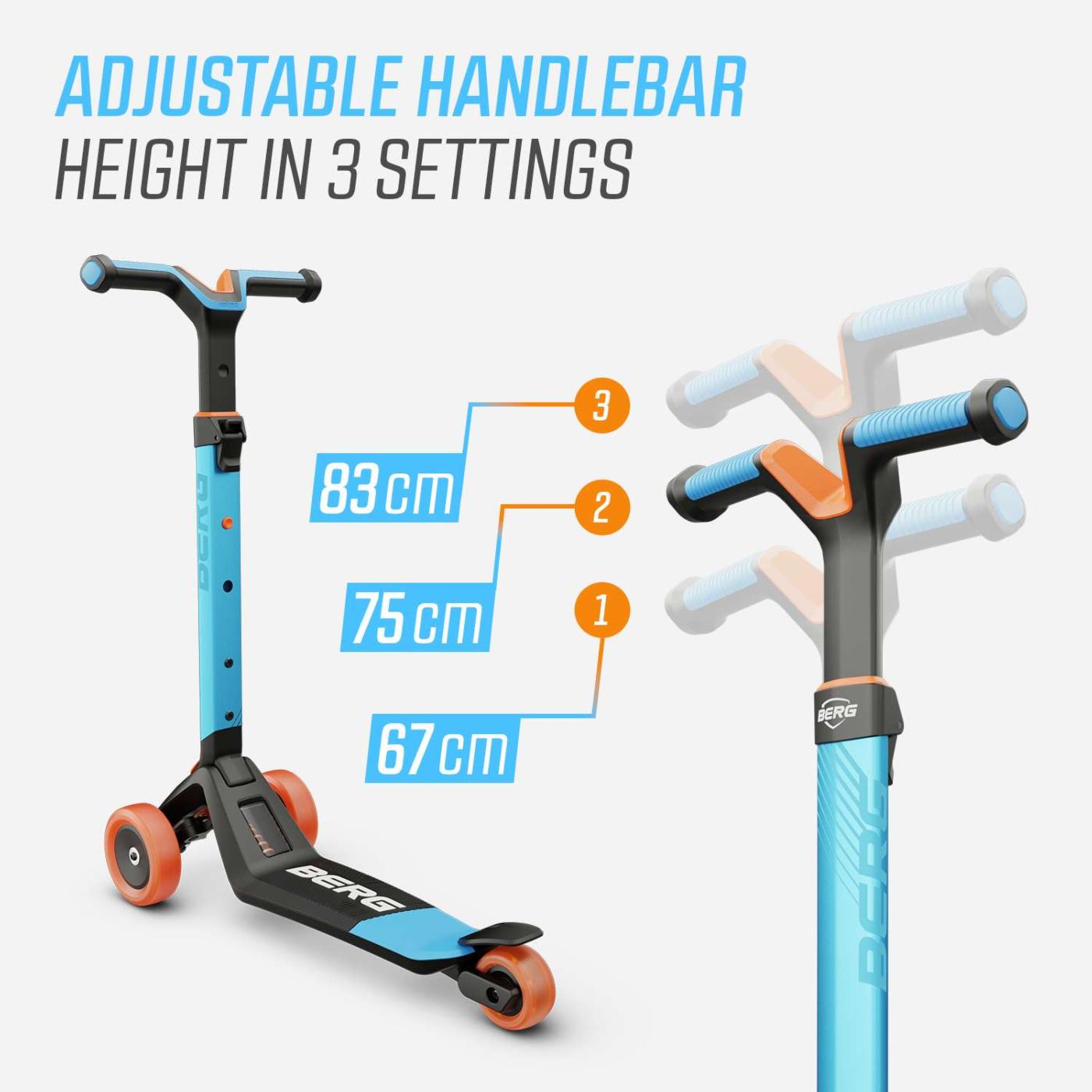 Patinete plegable BERG NEXO blue