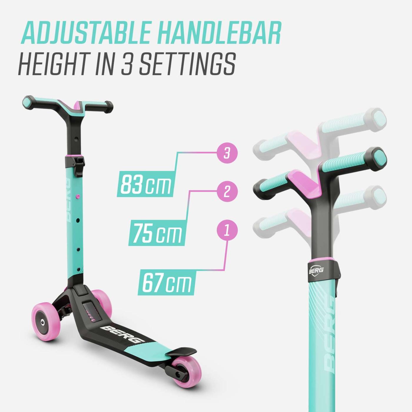 Patinete plegable BERG NEXO menta