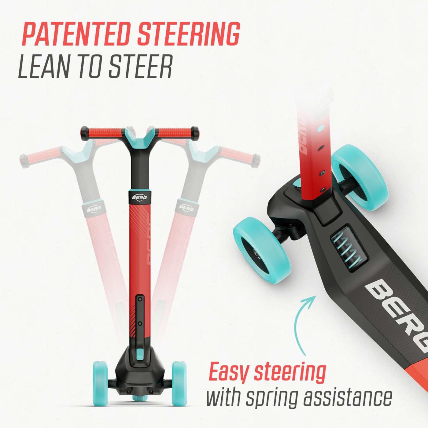 Patinete plegable BERG NEXO Rojo