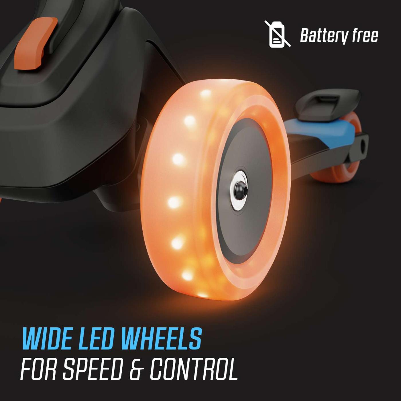 Trotinete BERG NEXO Lights com plataforma LED AZUL