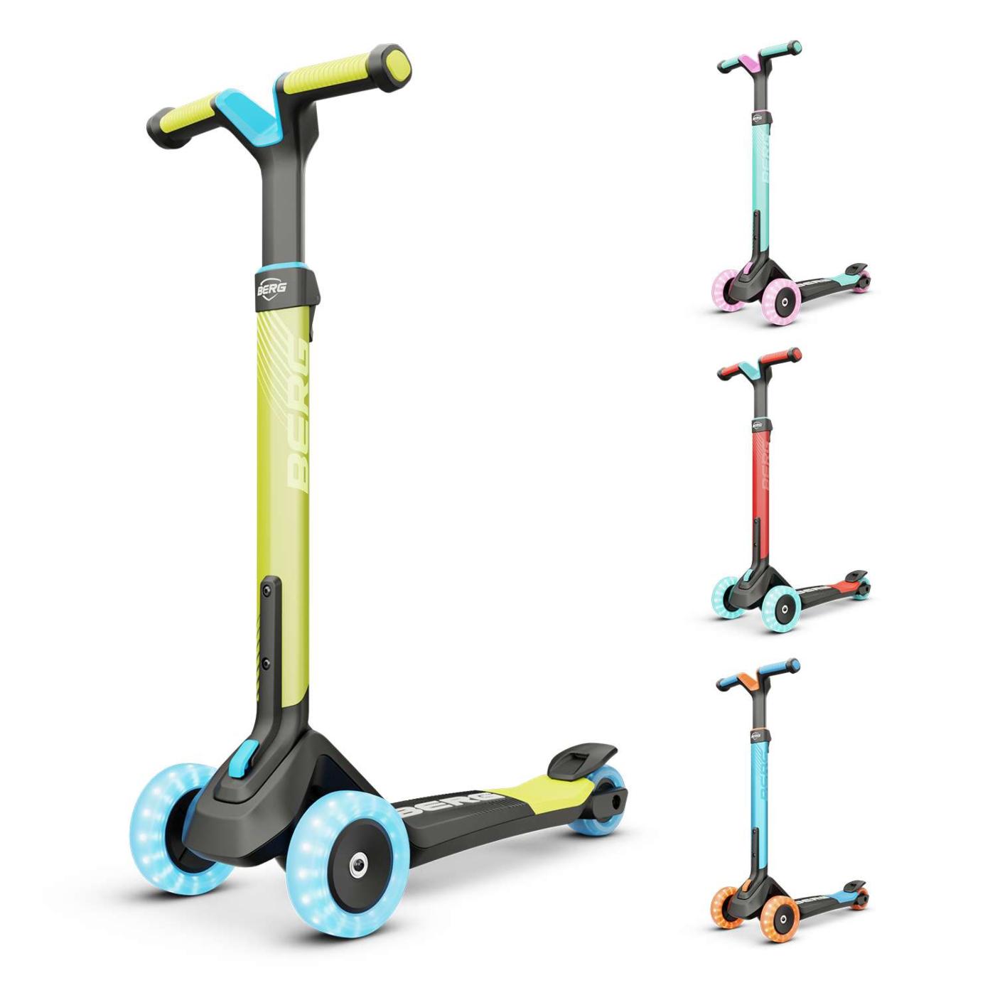Patinete con luz en las ruedas BERG NEXO LIMA