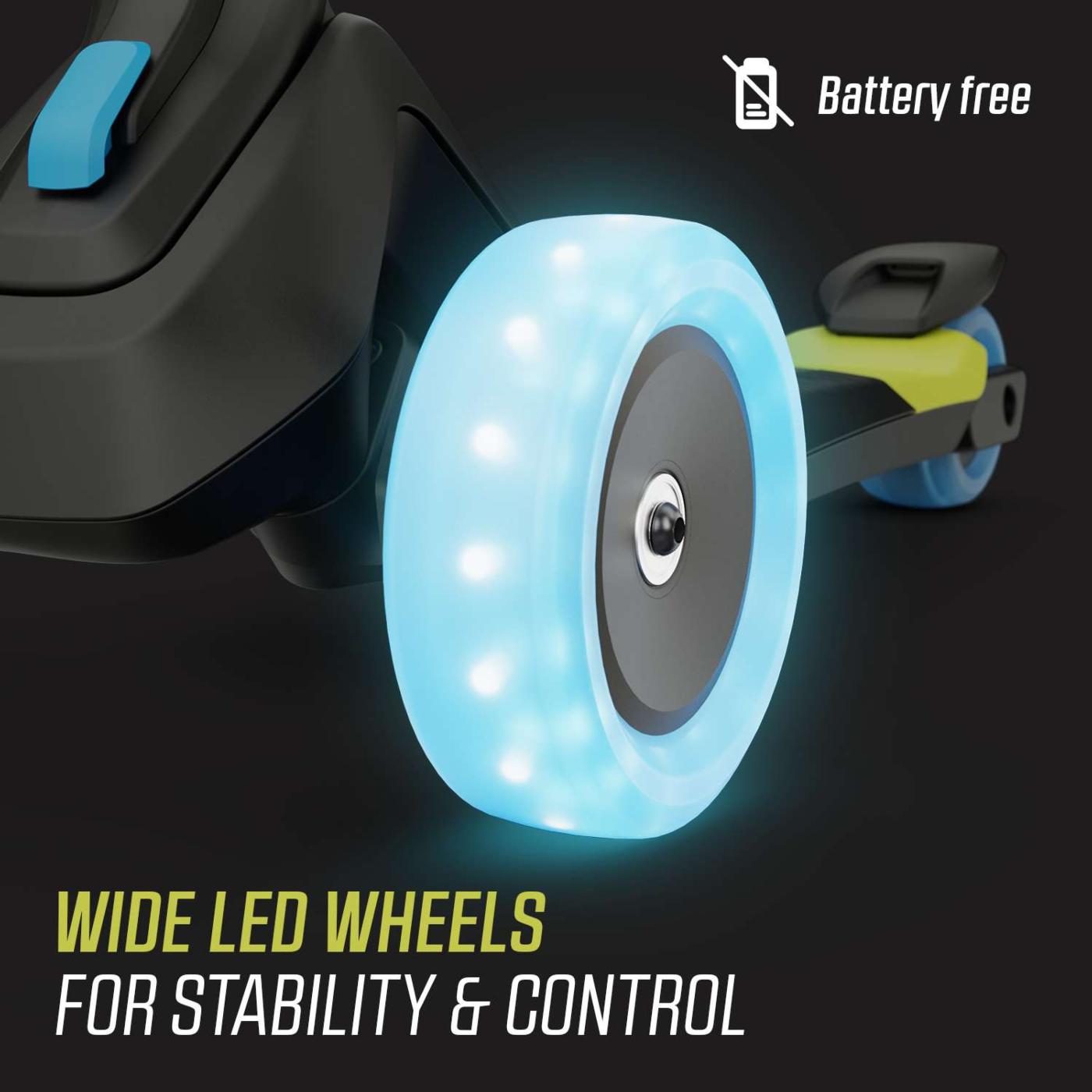 Patinete con luz en las ruedas BERG NEXO LIMA