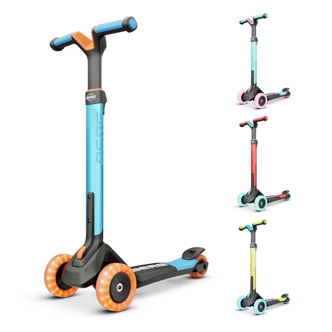 Patinete plegable BERG NEXO Light BLUE para ir al cole