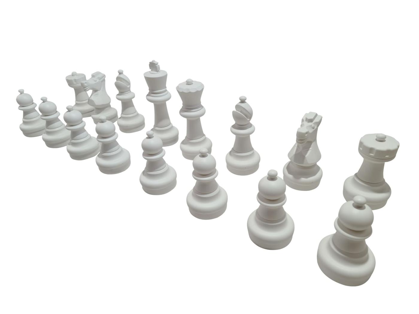 Piezas de ajedrez gigante