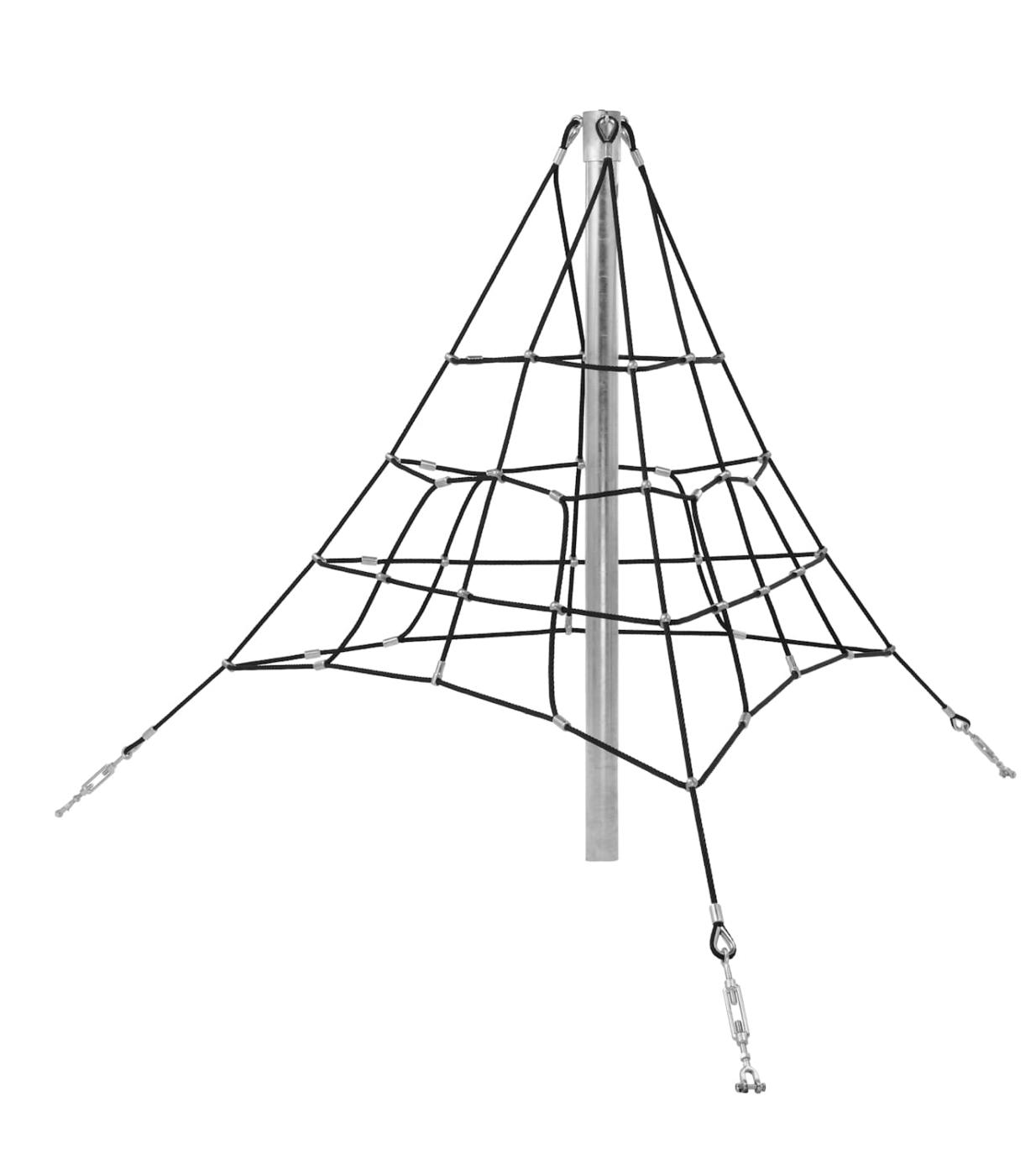 Piràmide de corda armada de 200 cm d'alt i 3 costats MEROE