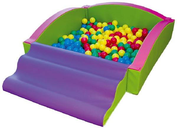 Piscina de pelotas para bebés y bebés de 40 x 12 x 2 pulgadas, hoyo de  bolas de espuma resistente, hoyos de bolas duraderos para niños pequeños de  1 a