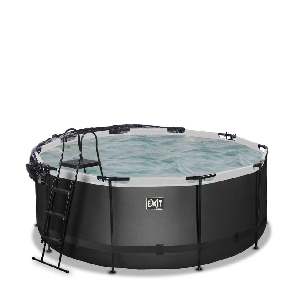 Piscina Esmeralda 360 Black com cúpula e água quente 2