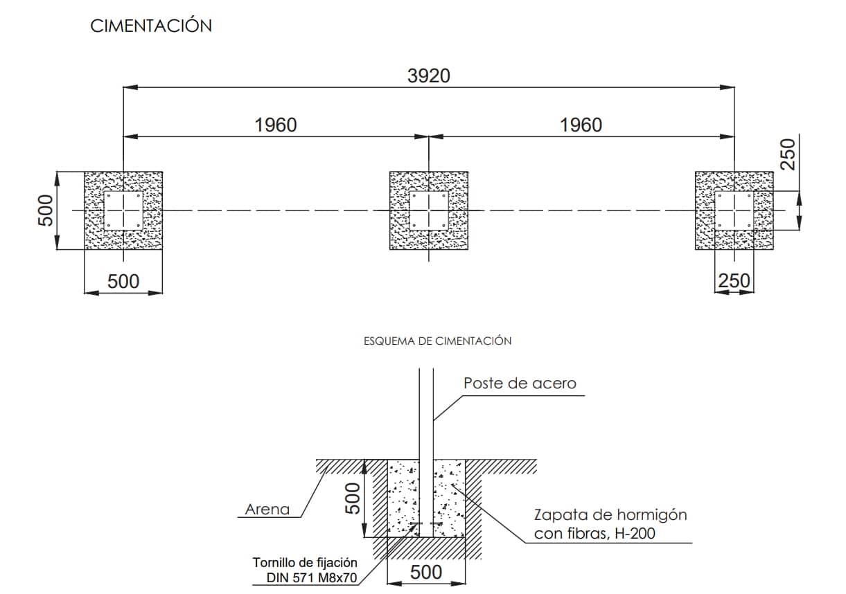 cursa d'obstàcles escala metàl·lica