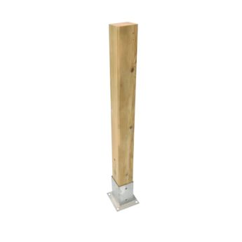 Pilar de madeira 88x88mm para vedações exteriores aprovadas MASGAMES