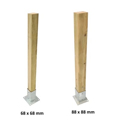 postes de madera para vallas