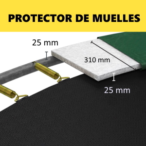 Protector de muelles para la cama elástica MASGAMES PREMIUM