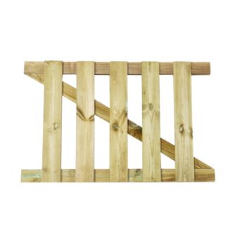 Puerta para valla de madera exterior MASGAMES RECTA 80