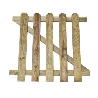 Puerta valla de madera de exterior MASGAMES MERLET 100