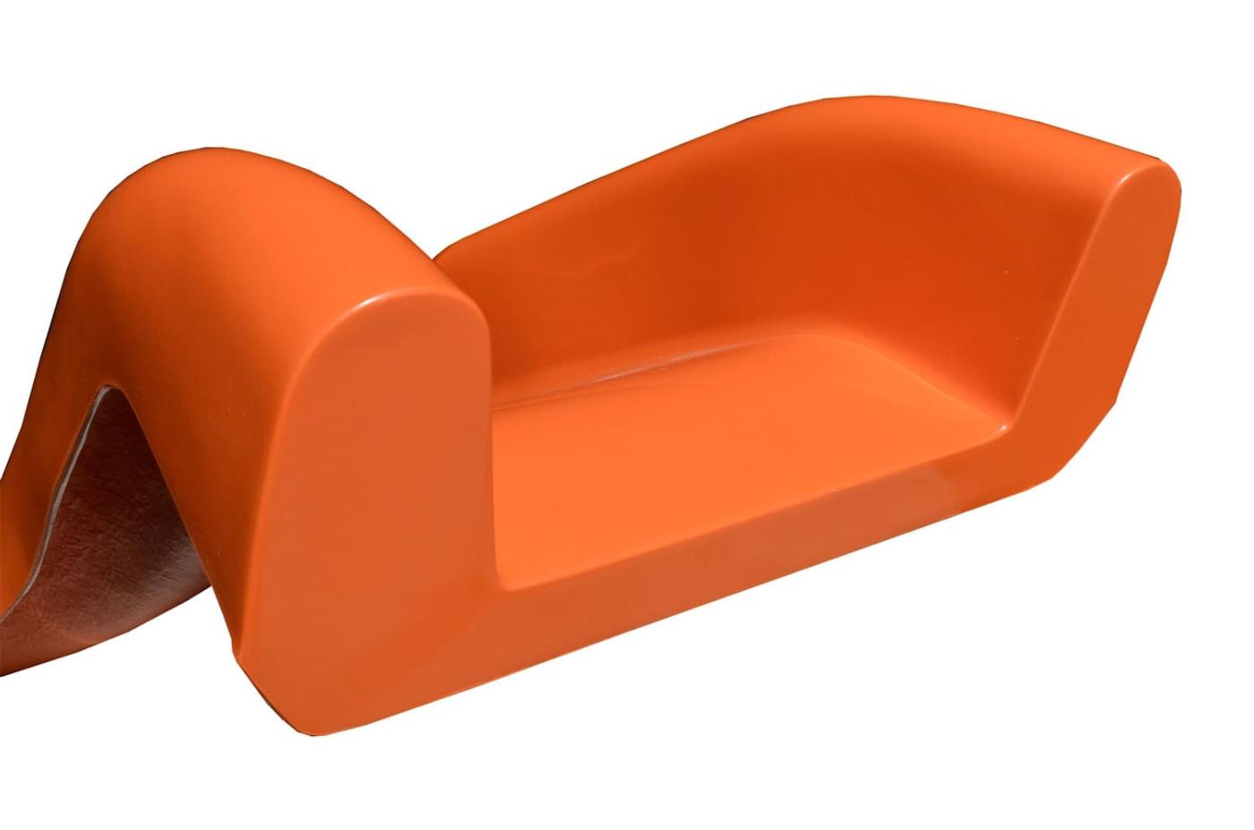 Rampa de tobogán curvada de 130 cm de altura modelo PARIS homologada